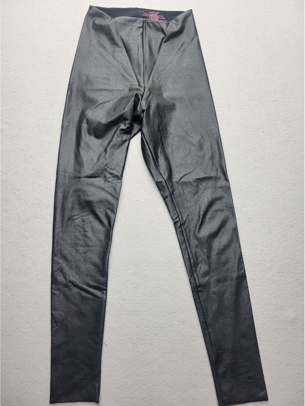 Commando Women's Pants Small Black High Rise Jegging Solid Faux Leather